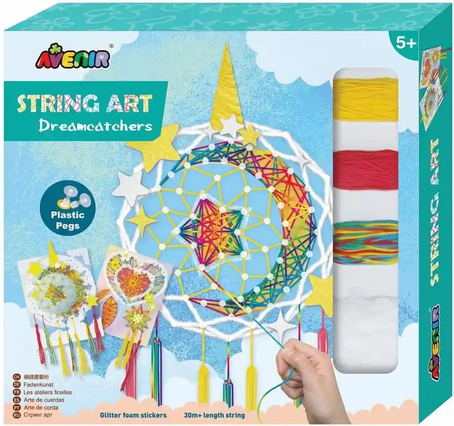 Juego Set De Arte Y Diseño Con Hilos Niñas Atrapa Sueños