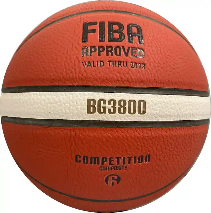 Balón De Baloncesto #6 Molten B6-g3800 Profesional, En Cuero / Naranja