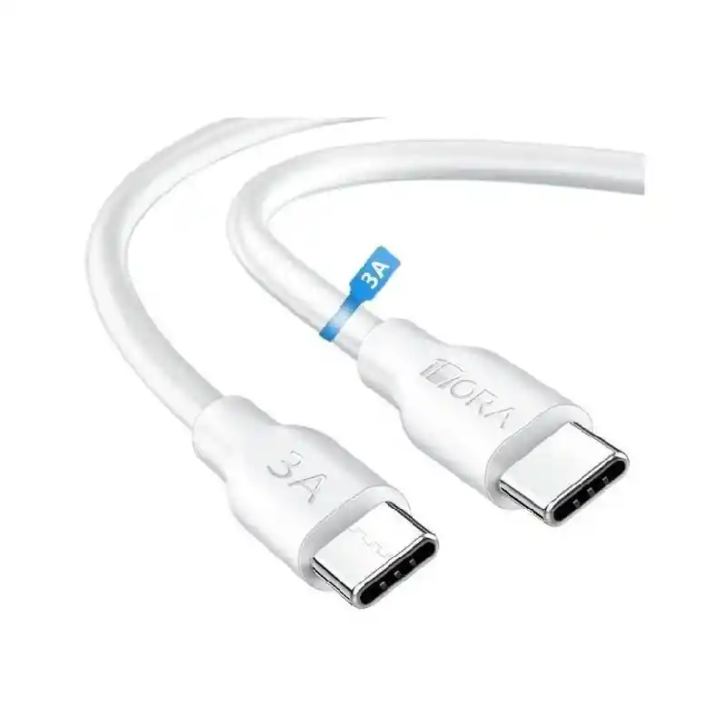 Cable 1hora Tipoc 1m 3a Blanco