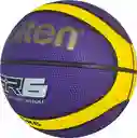 Balón De Baloncesto #6 Molten Bgr6-12 Paneles, En Caucho/ Morado-amarillo-vy