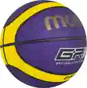 Balón De Baloncesto #6 Molten Bgr6-12 Paneles, En Caucho/ Morado-amarillo-vy