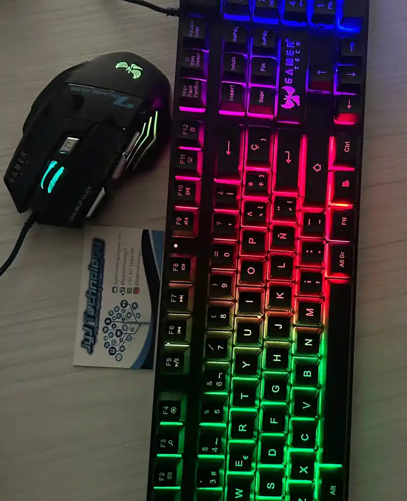 Combo Teclado Y Mouse Rgb