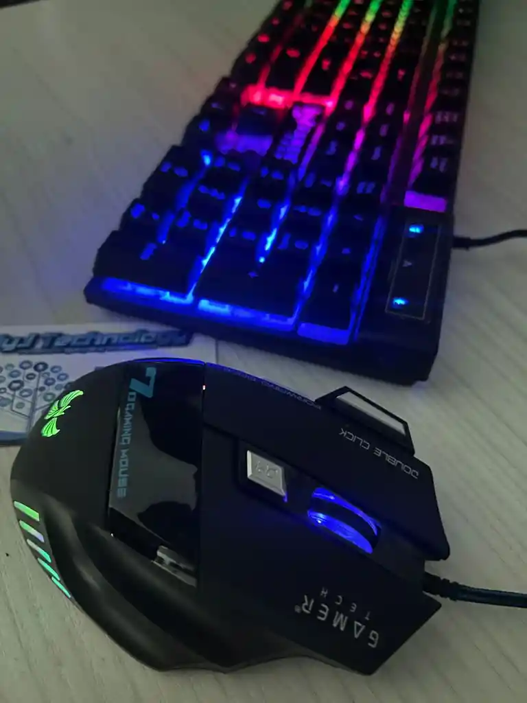 Combo Teclado Y Mouse Rgb