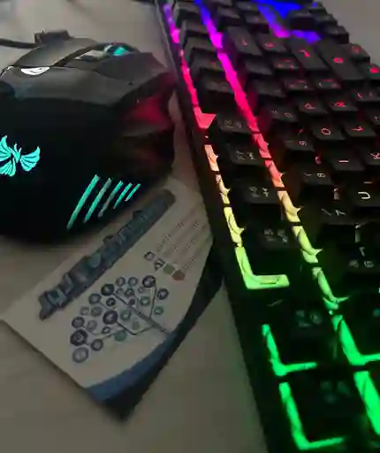 Combo Teclado Y Mouse Rgb