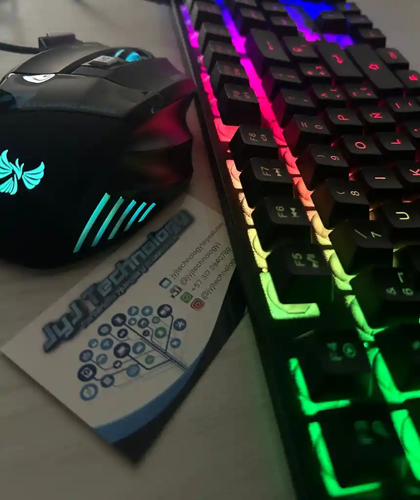 Combo Teclado Y Mouse Rgb