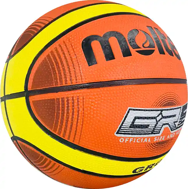 Balón De Baloncesto #6 Molten Bgrx6 Rb / Naranja-amarillo-ti