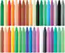 Set 36 Crayones Para Niños Colores Texturizados Ecológicos