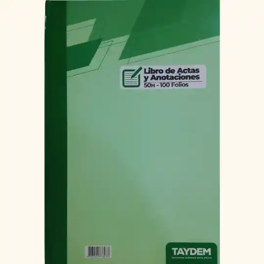 Libro De Actas Y Anotaciones