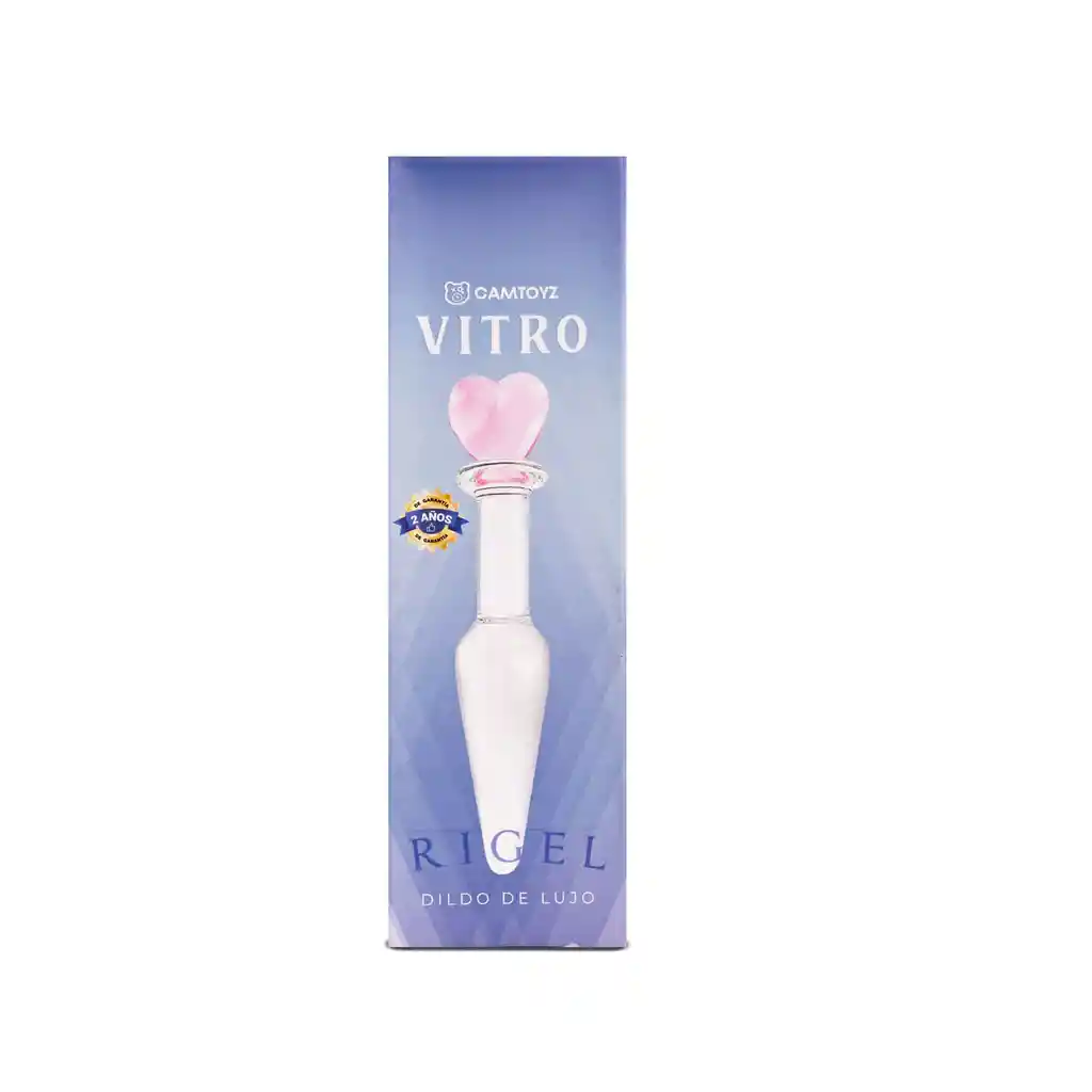 Dildo Vitro De Vidrio Rigel Camtoyz