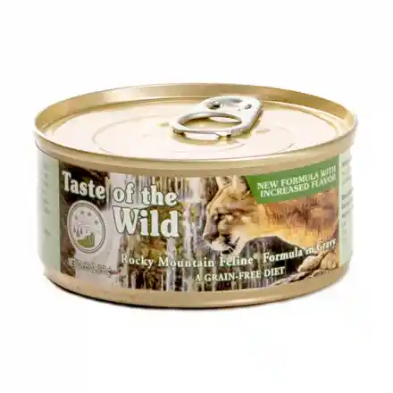 Taste Of The Wild Gatos Rocky Mountain Lata Venado Y Salmón 5.5 Oz