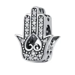 Charm Dije Mano Hamsa Amuleto Buena Suerte En Plata 925