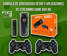 Consola De Videojuegos Retro Y Aplicaciones De Streaming Game Box 8k