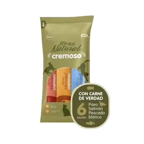 Chunky Menu Natural Cremoso Surtido 6un X 13 Gr