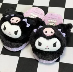 Pantuflas Kuromi Sanrio (talla Única)