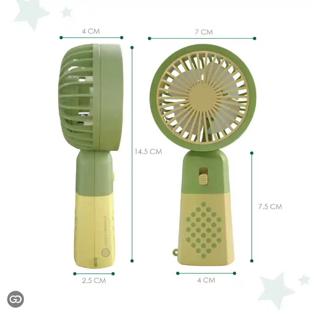 Mini Ventilador Portátil De Mano Recargable Mini Fan