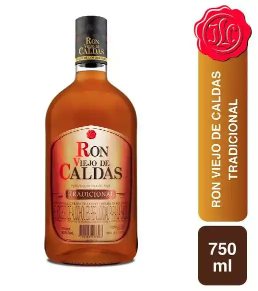 Ron Viejo De Caldas Dorado Tradicional Botella