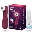 Satisfyer Pro 2 Succionador De Clítoris 3 Generation + Limpiador De Juguetes Elixir Neutro 29 Ml