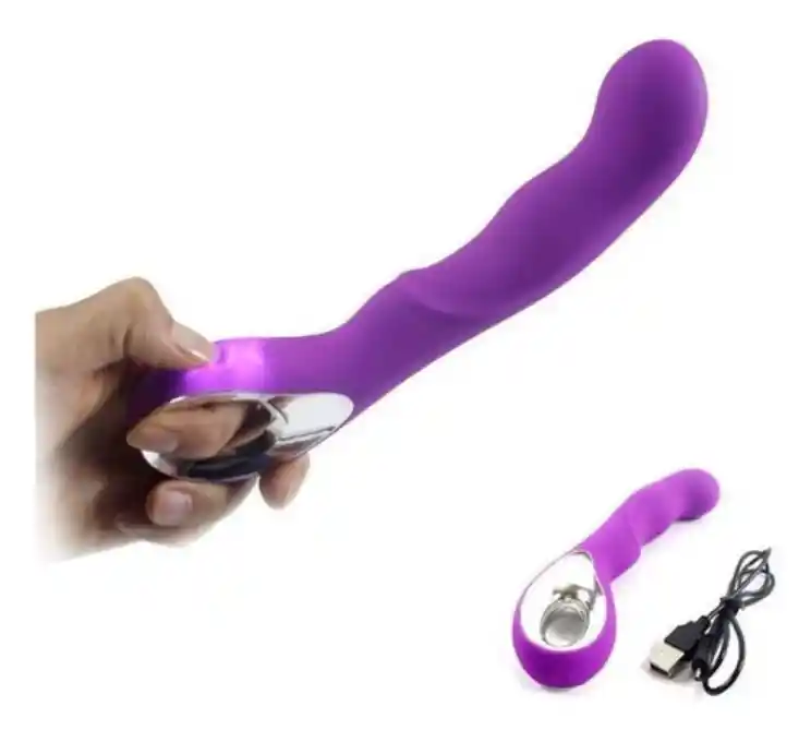 Vibrador Recargable Siliconado 10 Modos De Vibraciòn