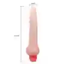 Vibrador Flexible Textura Tipo Real 18cm