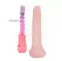 Vibrador Flexible Textura Tipo Real 18cm