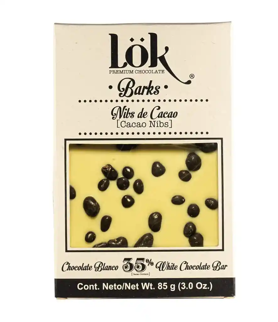 35% Chocolate Blanco Con Nibs De Cacao