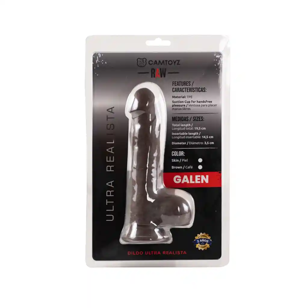 Raw Dildo Ultra Realista Galen Cafe