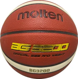 Balón De Baloncesto #7 Molten B7-g3200 12 Paneles / Naranja