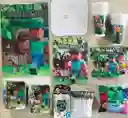 Kit Decoración Fiesta Cumpleaños Minecraft