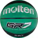 Balón De Baloncesto #7 Molten Bgr7 12 Paneles, En Caucho/ Verde-negro-gk