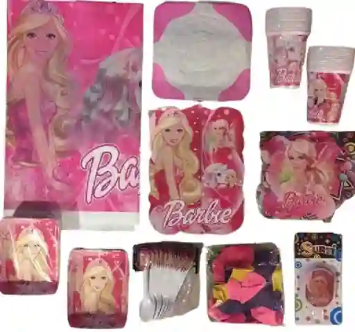 Kit Decoración Fiesta Cumpleaños Barbie