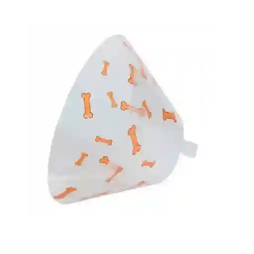 Collar Isab Huesitos Naranja 12.5cm