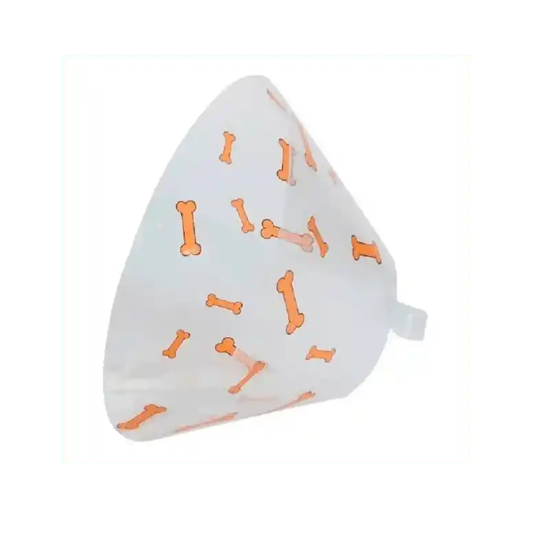 Collar Isab Huesitos Naranja 12.5cm