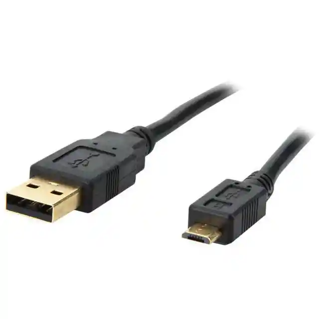 ⭐ Cable Usb A Micro Usb, Negro, 2mt⭐