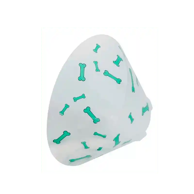 Collar Isab Huesitos Turq 7,5cm