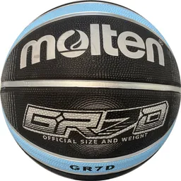 Balón De Baloncesto #7 Molten Bgrx7-ks/ Negro-azul-klb