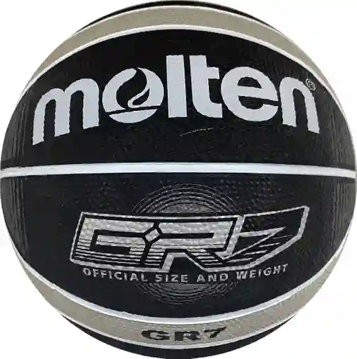 Balón De Baloncesto #7 Molten Bgrx7-ks/ Negro-gris-ks