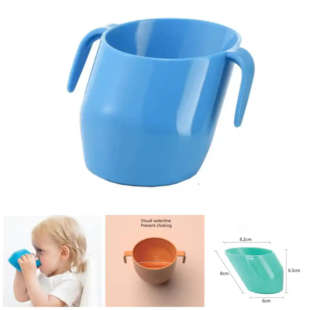 Vaso Entrenador Para Bebé Azul