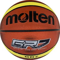 Balón De Baloncesto #7 Molten Bgrx7-ks/ Naranja-amarillo-ti