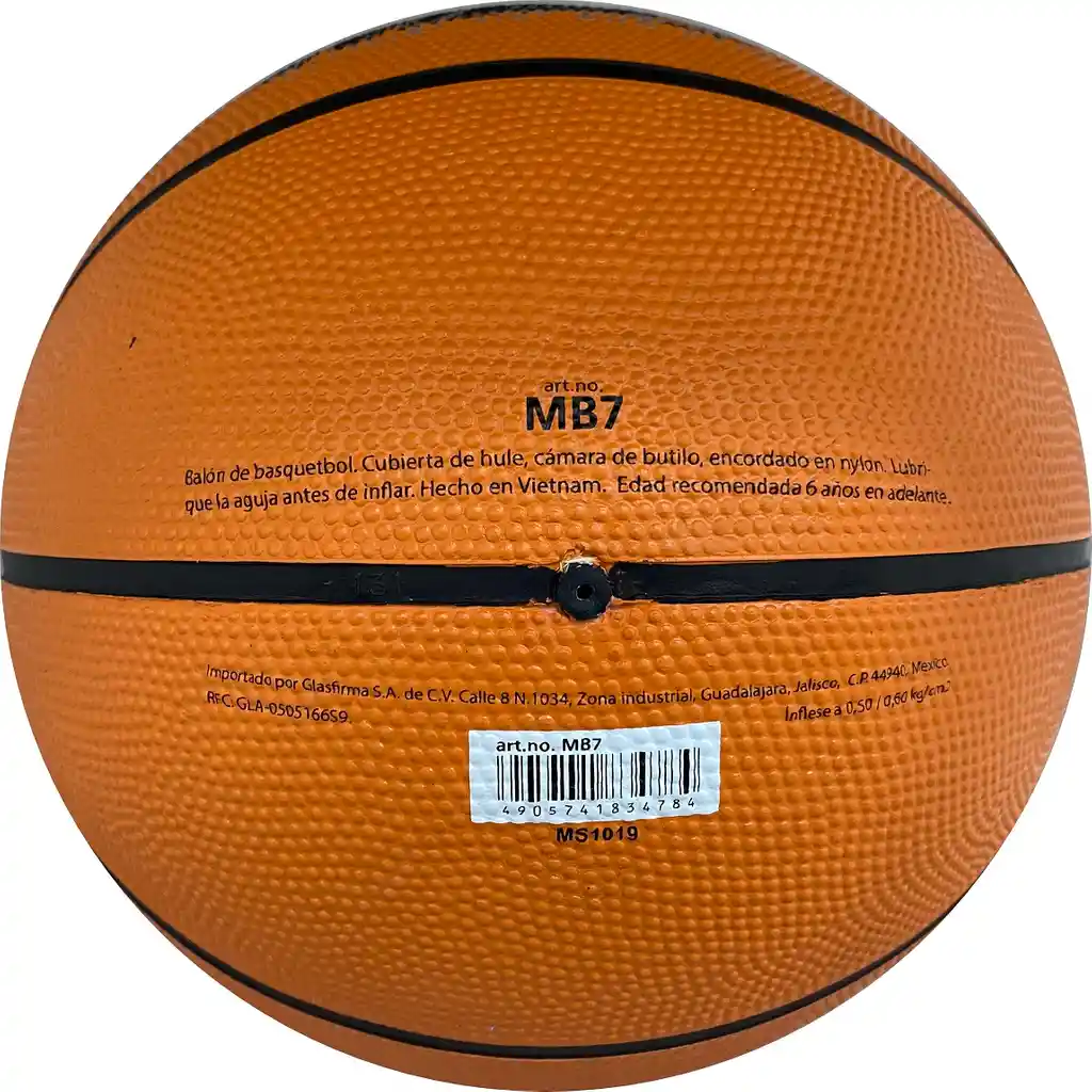 Balón De Baloncesto #7 Molten 8 Paneles Mb7 Or/ Naranja
