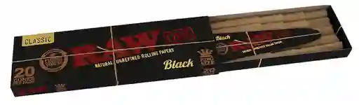 Raw Black Cone 20 Pack King Size