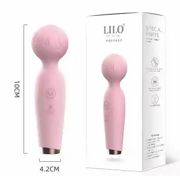 Vibrador Siliconado Recargable Juguete Sexual De Lujo Discreto