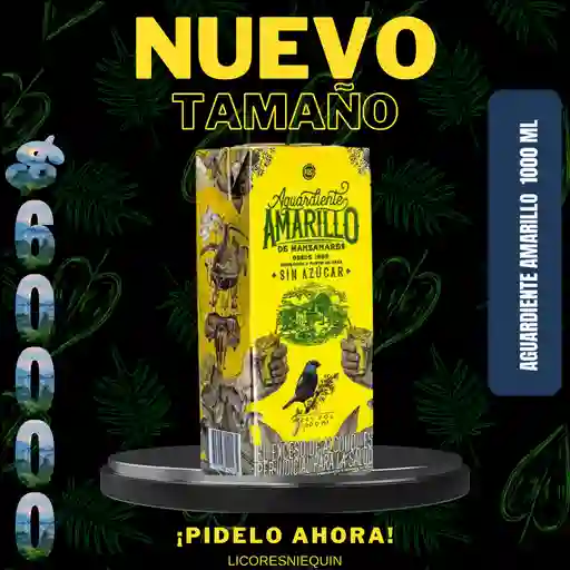 Aguardiente Amarillo De Manzanares X 1litro