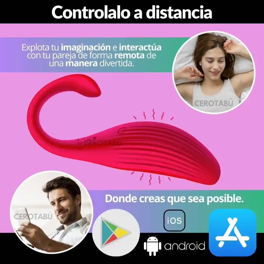 Huevo Vibrador Inalámbrico App Larga Distancia