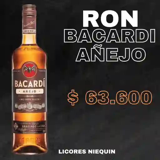 Ron Bacardi Añejo X Botella