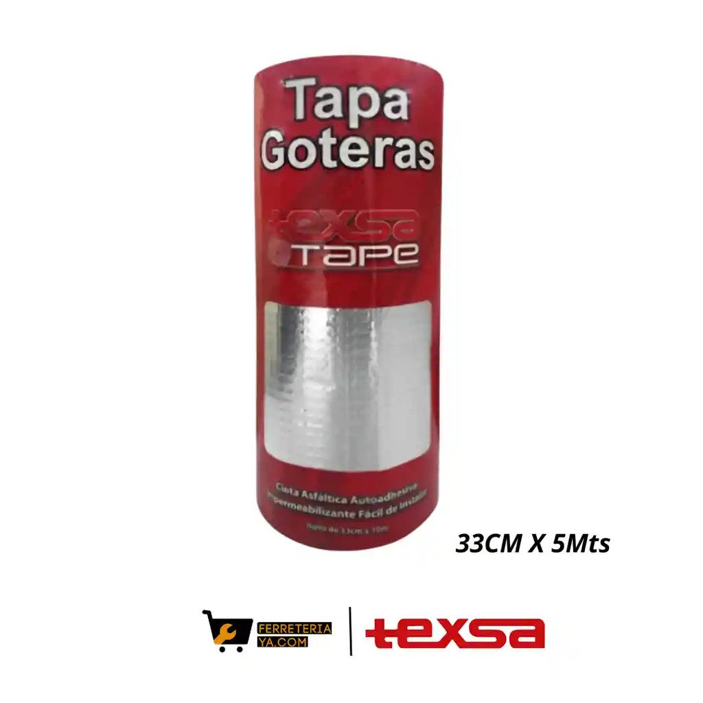 Cinta Tapa Goteras Texsa 33cm X 5m