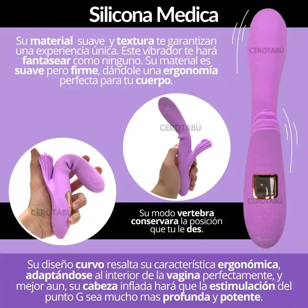 Vibrador Térmico Doble Estimulación Digital Intense