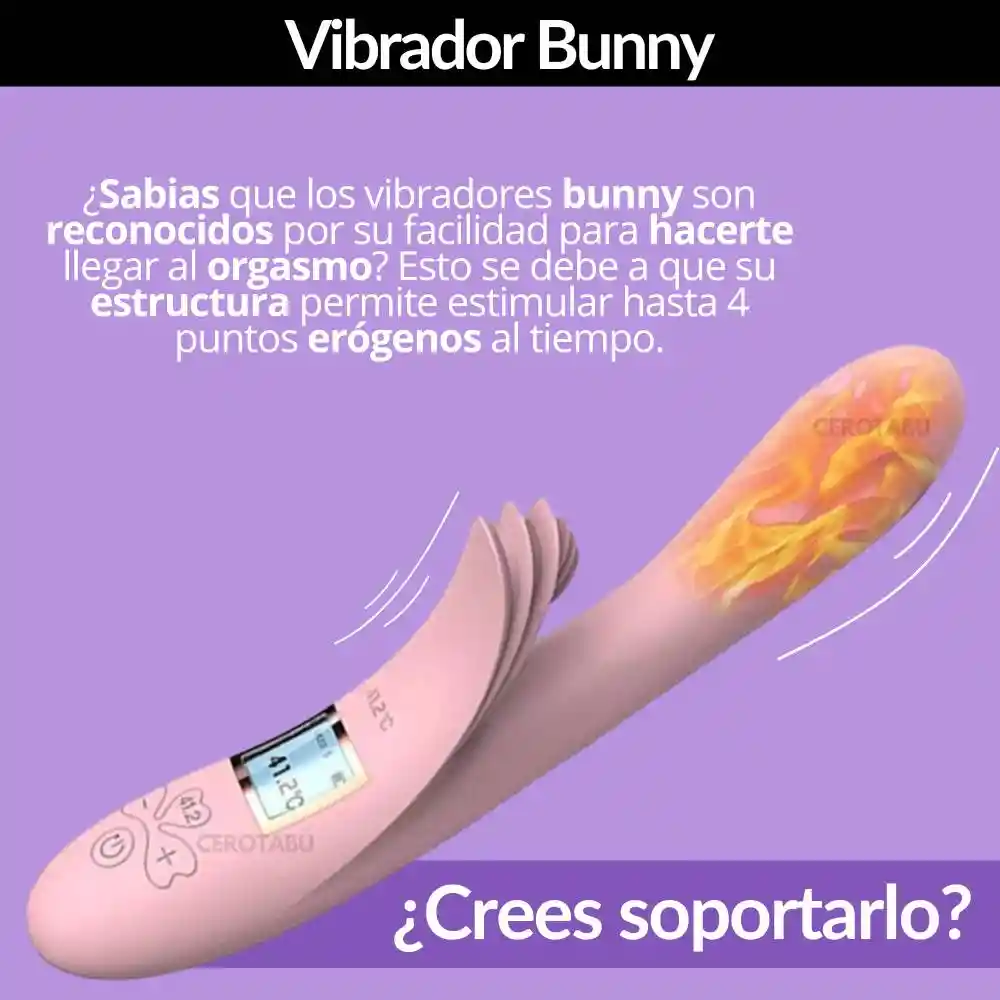 Vibrador Térmico Doble Estimulación Digital Intense