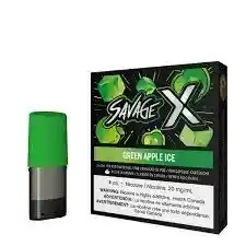 Stlth Savage X Green Apple Ice Pod X2