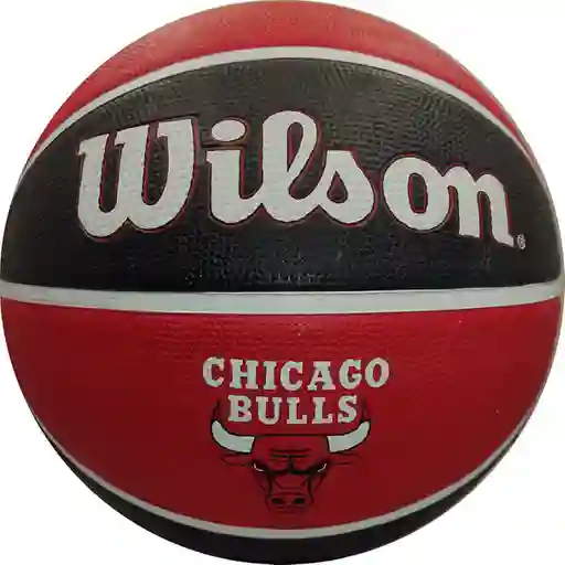 Balón De Baloncesto #7 Wilson Nba Tyde, En Caucho, Chicago Bulls/ Rojo-chicago Bulls