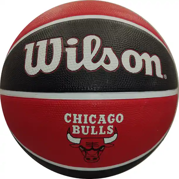 Balón De Baloncesto #7 Wilson Nba Tyde, En Caucho, Chicago Bulls/ Rojo-chicago Bulls